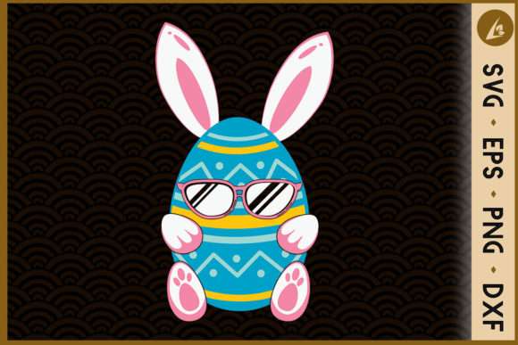 Cute Bunny Egg Family Easter Day: Graphics & Crafts