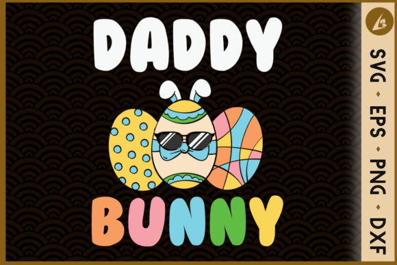 Easter Egg Daddy Bunny Matching Family Graphics & Crafts