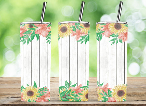 Floral Flower Watercolor Graphics for Crafts
