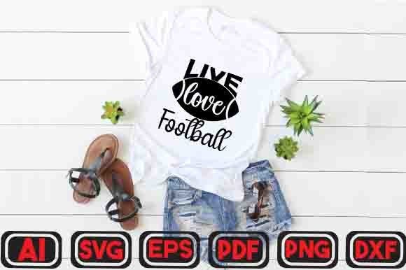 Football SVG Design: Graphics for Local T-Shirt Designs