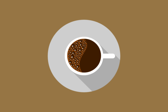 Hot Coffee a Cup: Clean Coffee Pot Icons & Graphics