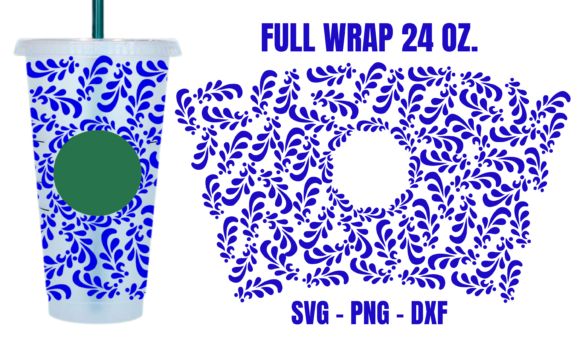 Scandinavian Pattern Starbucks Cup Wrap: Graphics for Crafts